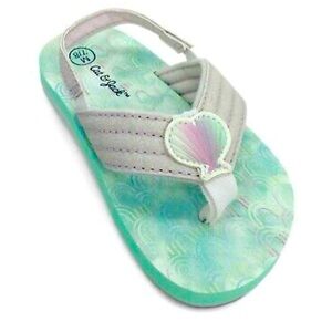 Cat & Jack Girls Easy Off And On Thong Sling Back Sandal Flip Flops